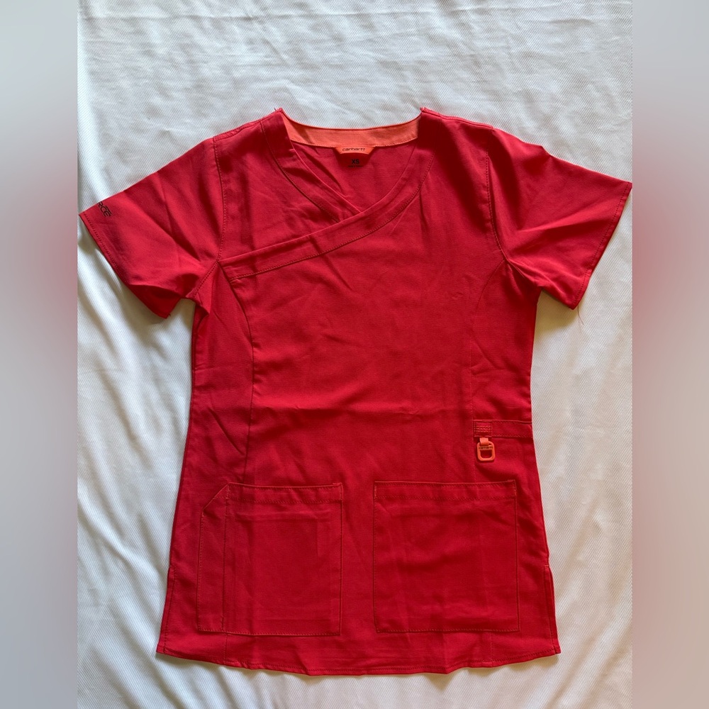 Carhartt Coral Scrub Top, Women’s XSmall